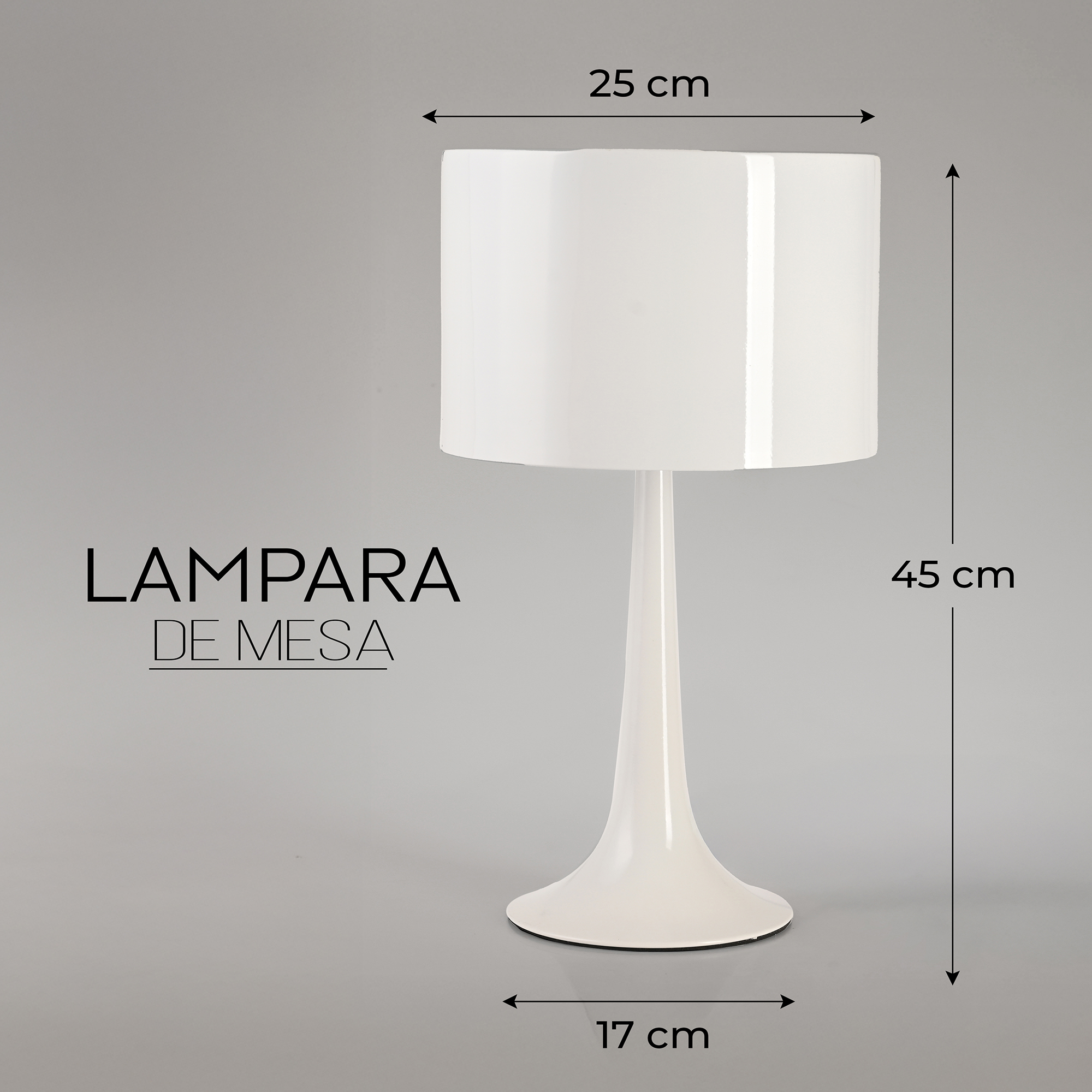 Lampara de Buro Blanca Chica Ted / Lampara-de-Buro-Blanca-Chica-Ted-294919848554955.jpg