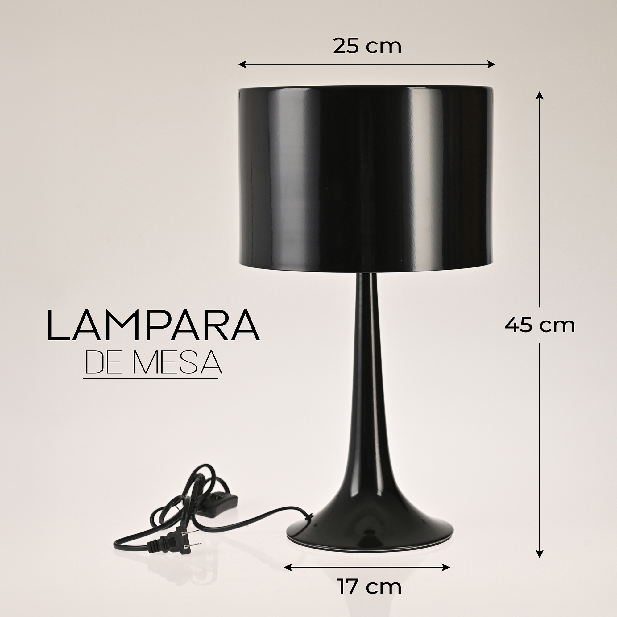 Lampara de Buro negra Chica Ted / Lampara-de-Buro-negra-Chica-Ted-903570710230797.jpg