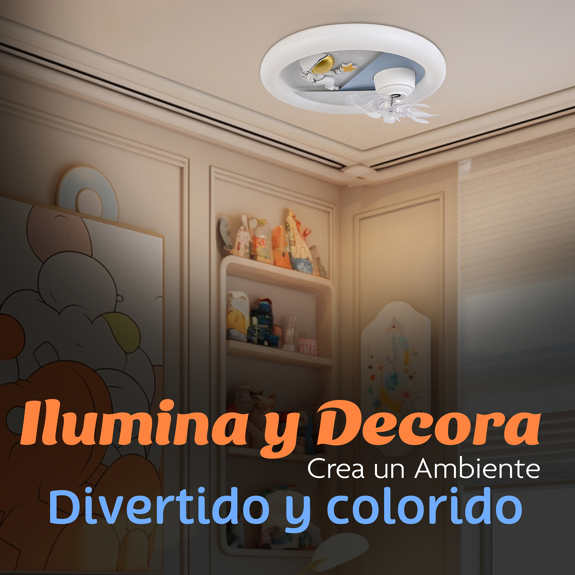 Lampara de techo infantil con ventilador / Lampara-de-techo-infantil-con-ventilador-179490106238089.jpg