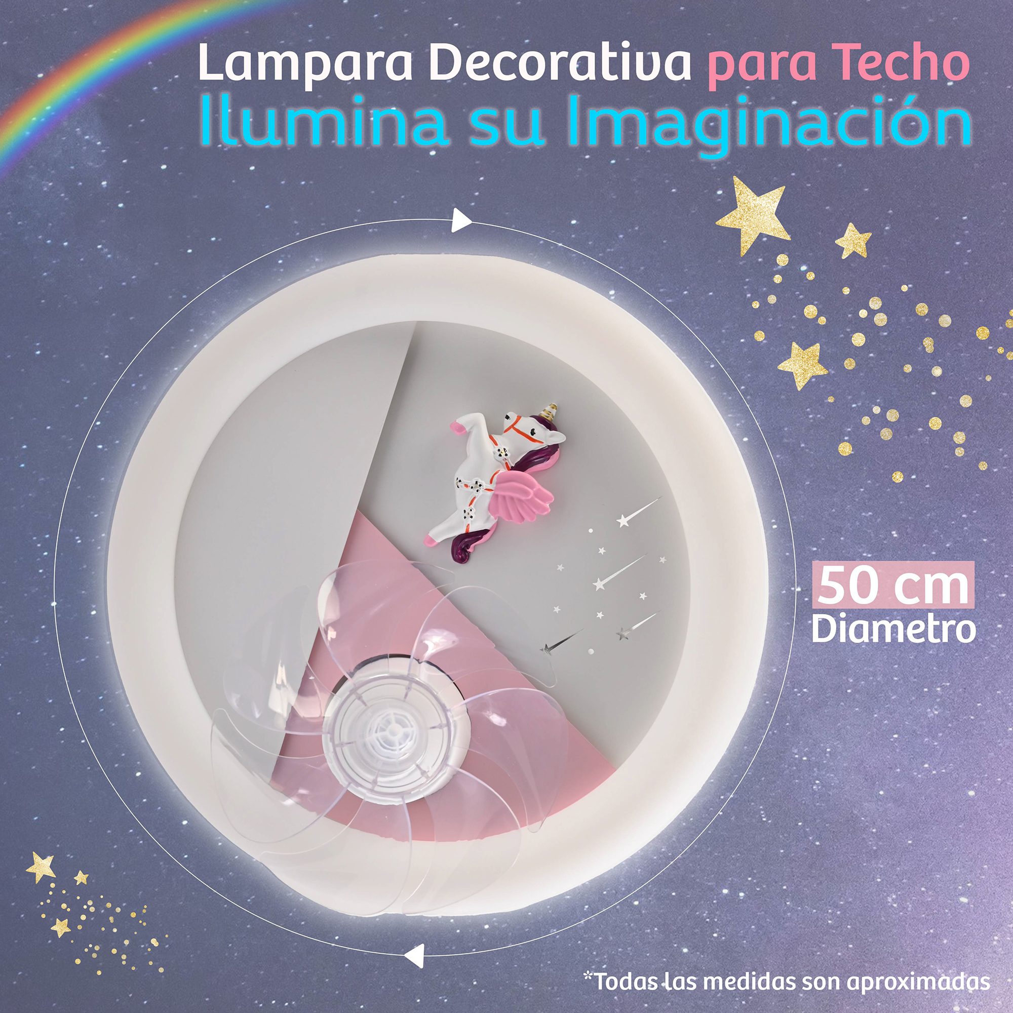 Lampara de techo infantil con ventilador / Lampara-de-techo-infantil-con-ventilador-360609109354178.jpg