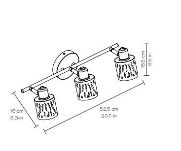 Riel 3 Luces Lampara Fits / Riel-3-Luces-Lampara-Fits-633118287469365.jpg