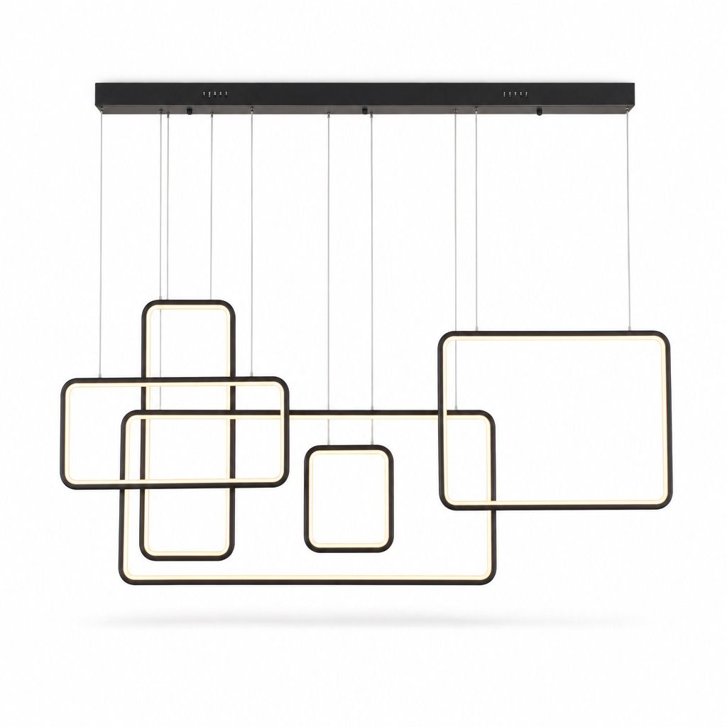 Candil Led Perspectiva Negro