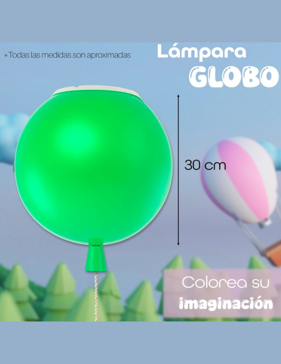 Candil Infantil Globo Colgante  / 