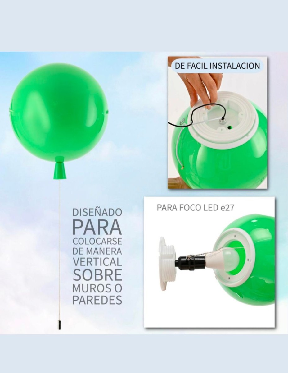 Arbotante Globo Infantil  / 
