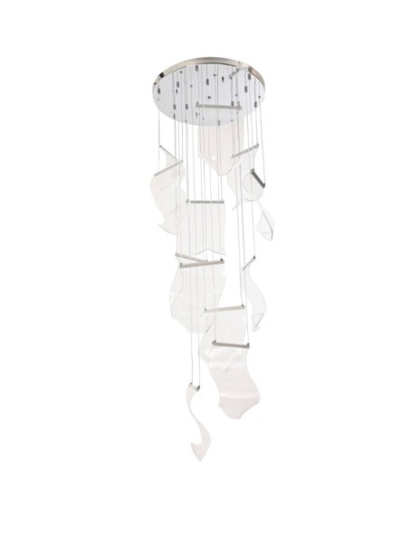 Candil Colgante Led 12 Luces Led Moderno