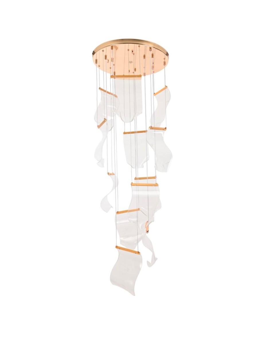 Candil Colgante Led 12 Luces Led Moderno / 