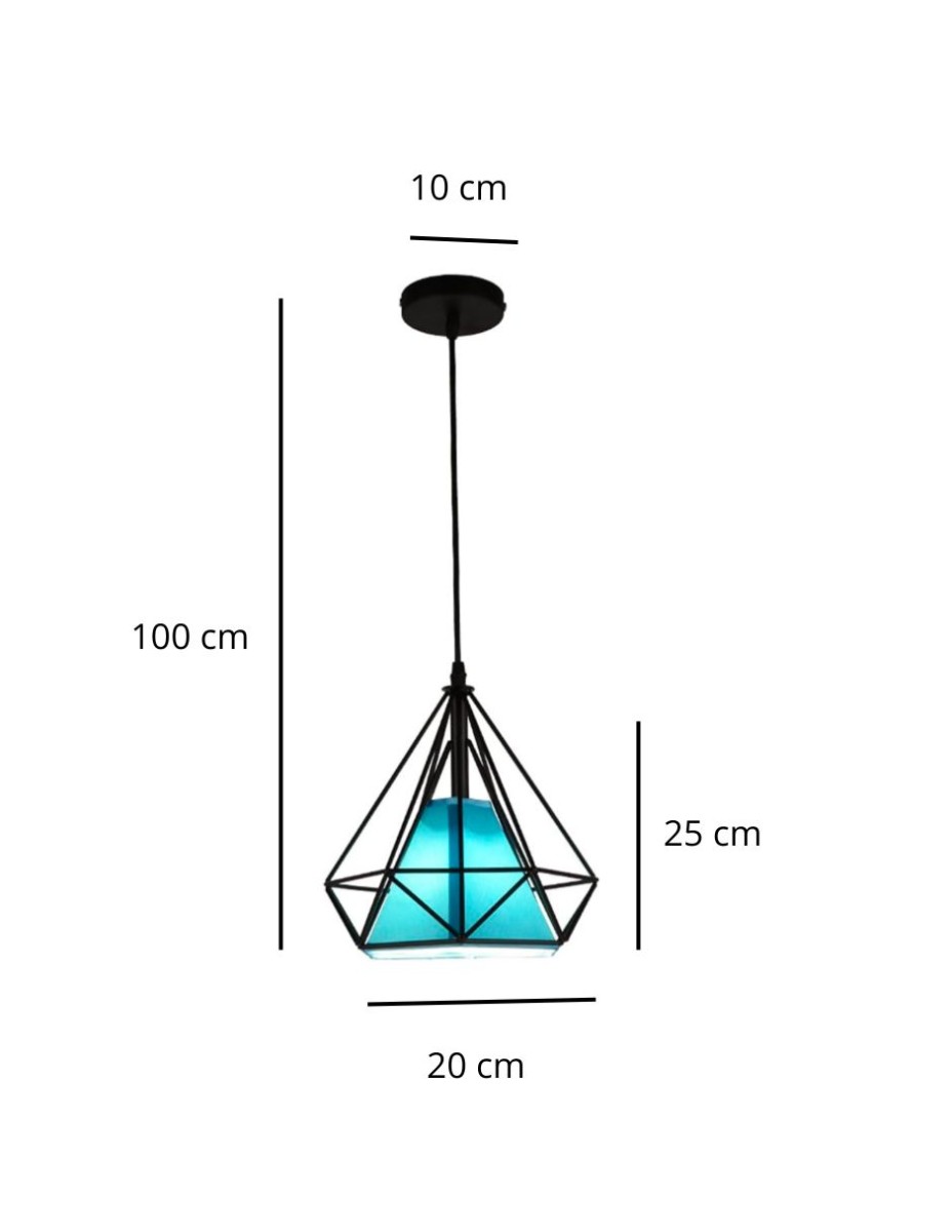 Lampara Colgante Diamante / 