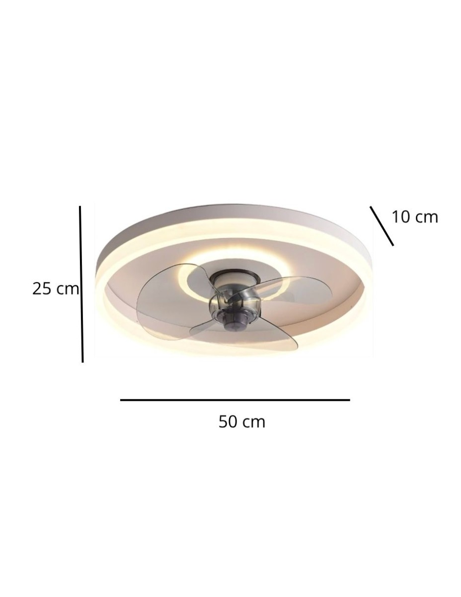 Ventilador Suaipa con luz led / 