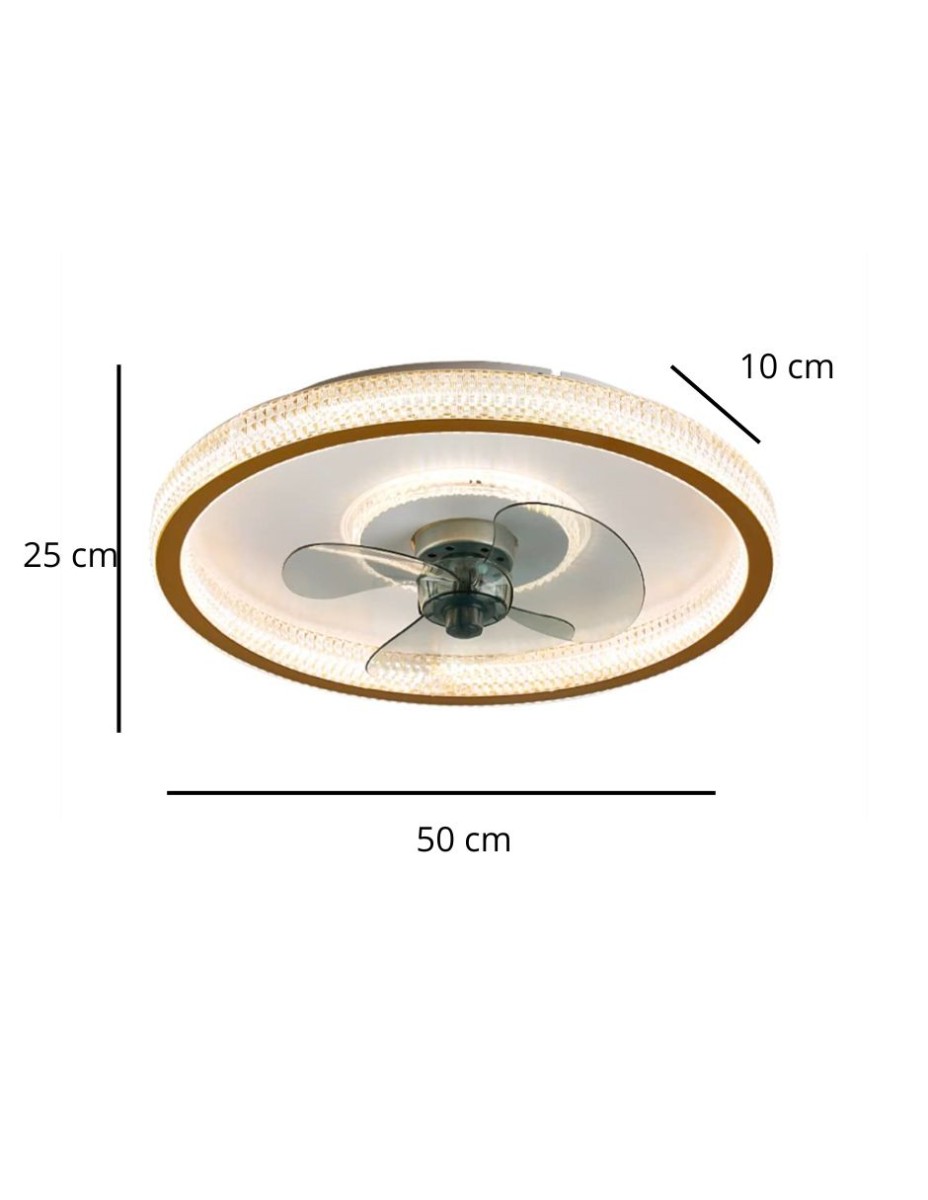 Ventilador de techo con luz led / 