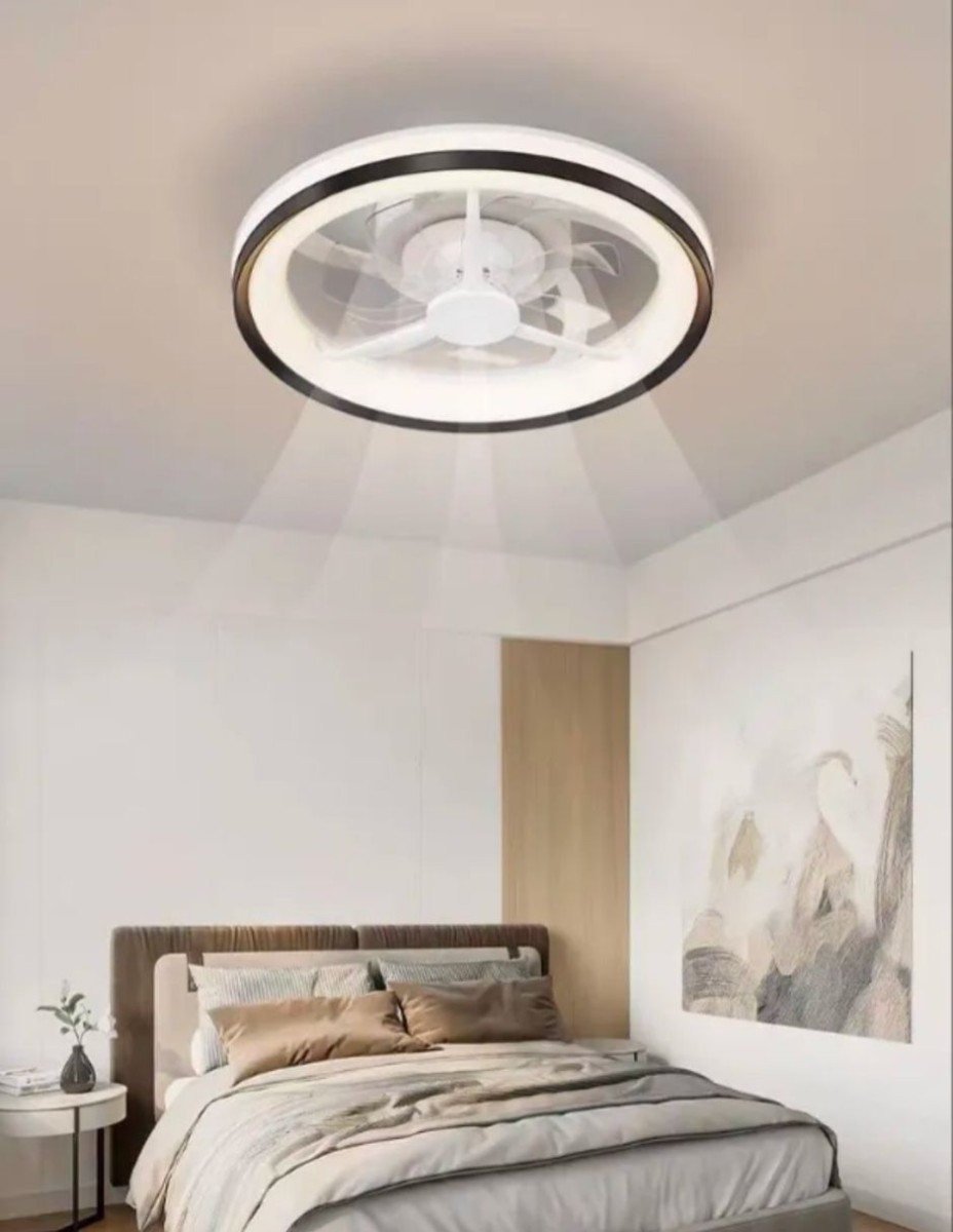 Ventilador derco con luz led / 