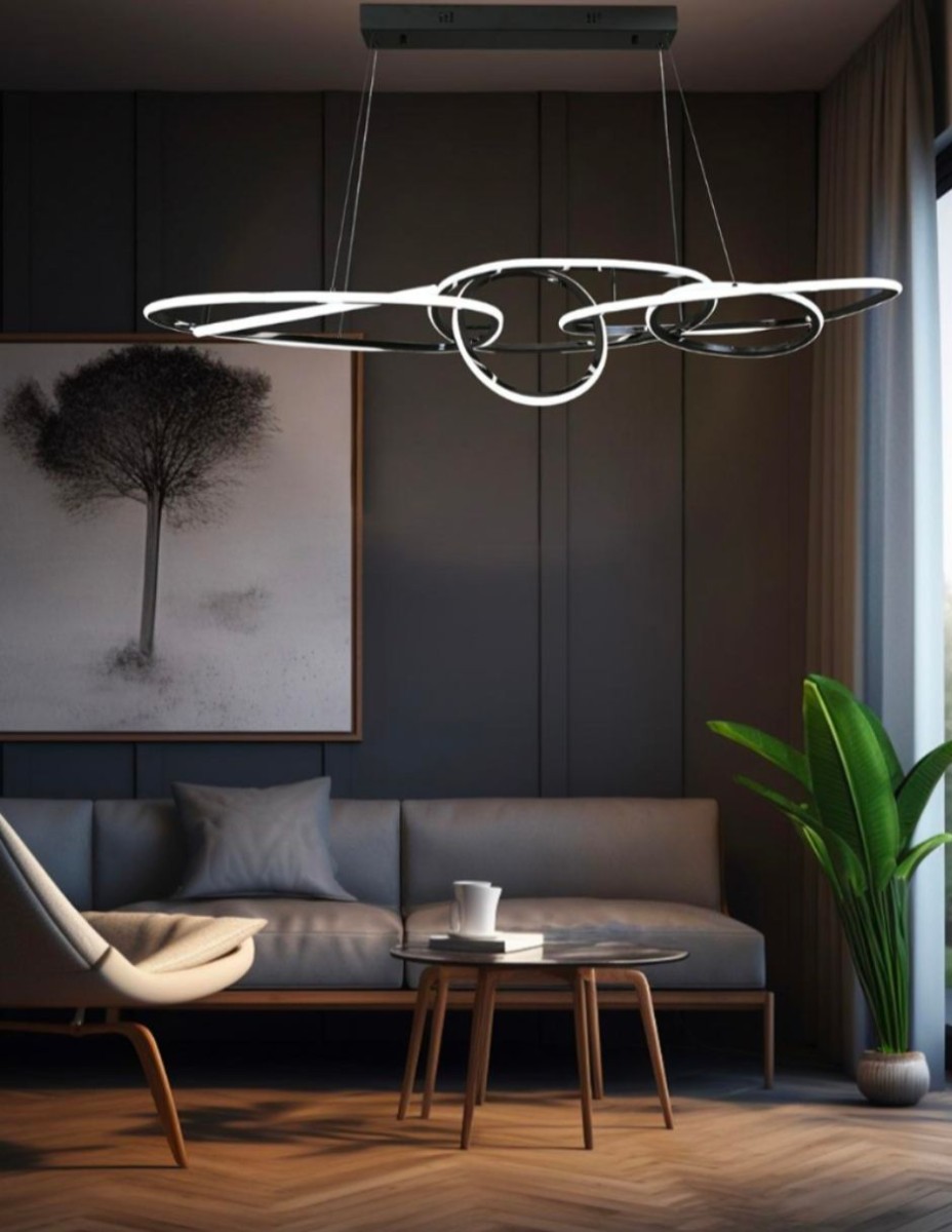 Candil 5 aros Aurora / 