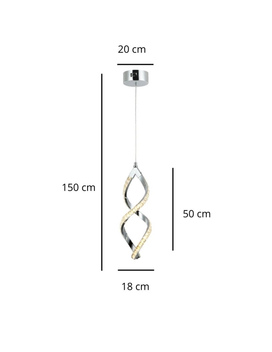 Lampara Colgante Nova 1 Luz / 