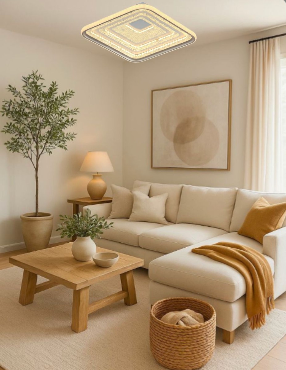 Plafon Monet Cuadrado 44W / 