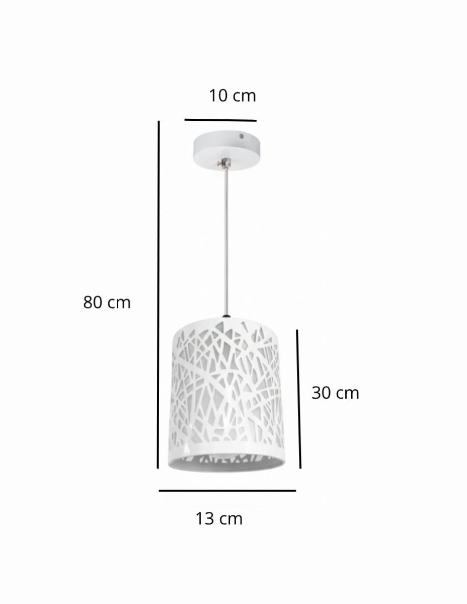 Lampara Colgante Blanca Biana / 