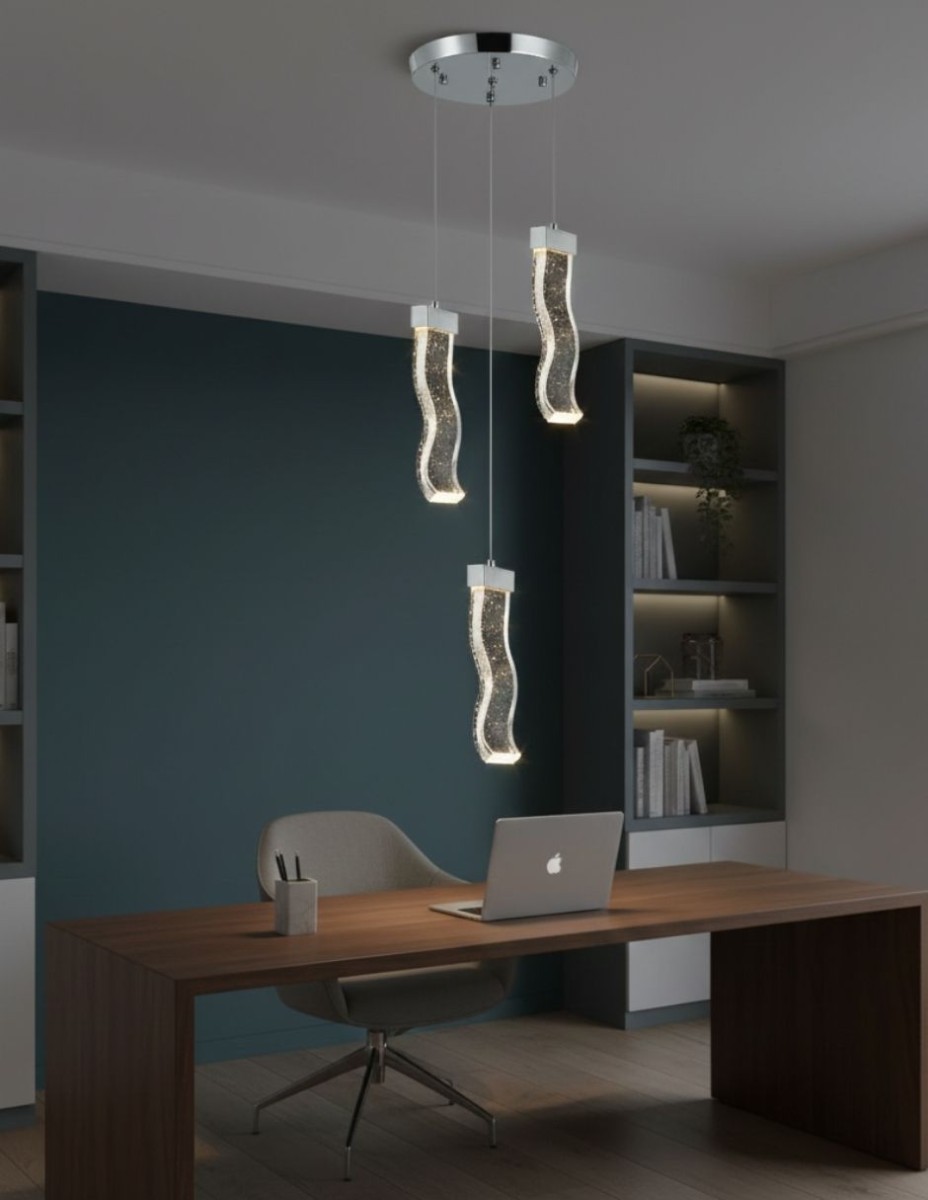 Candil Aura Vertical 3 Luces / 