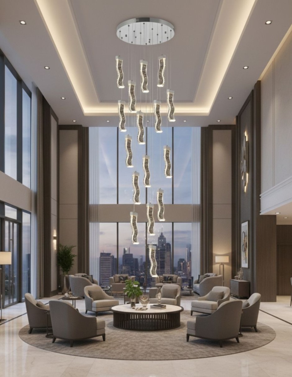 Candil Aura Vertical 16 Luces / 