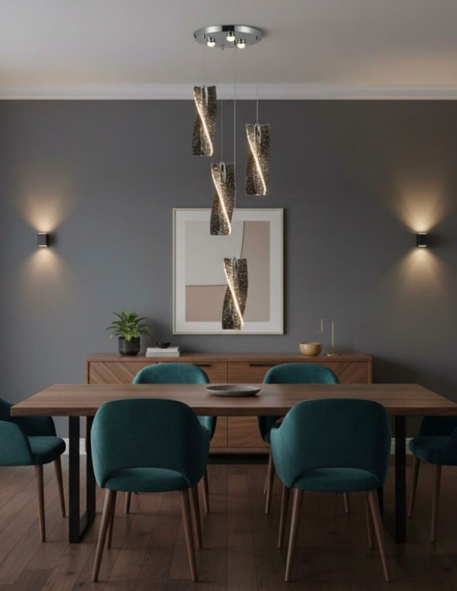 Candil 4 Luces Fluire / 