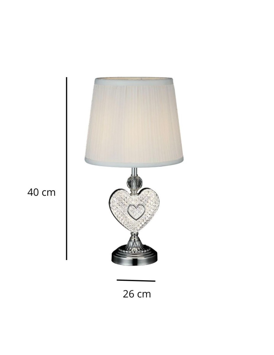 Lampara De Mesa Corazon / 