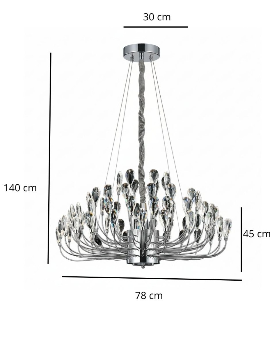 Candil Cristal Bloom Grande / 
