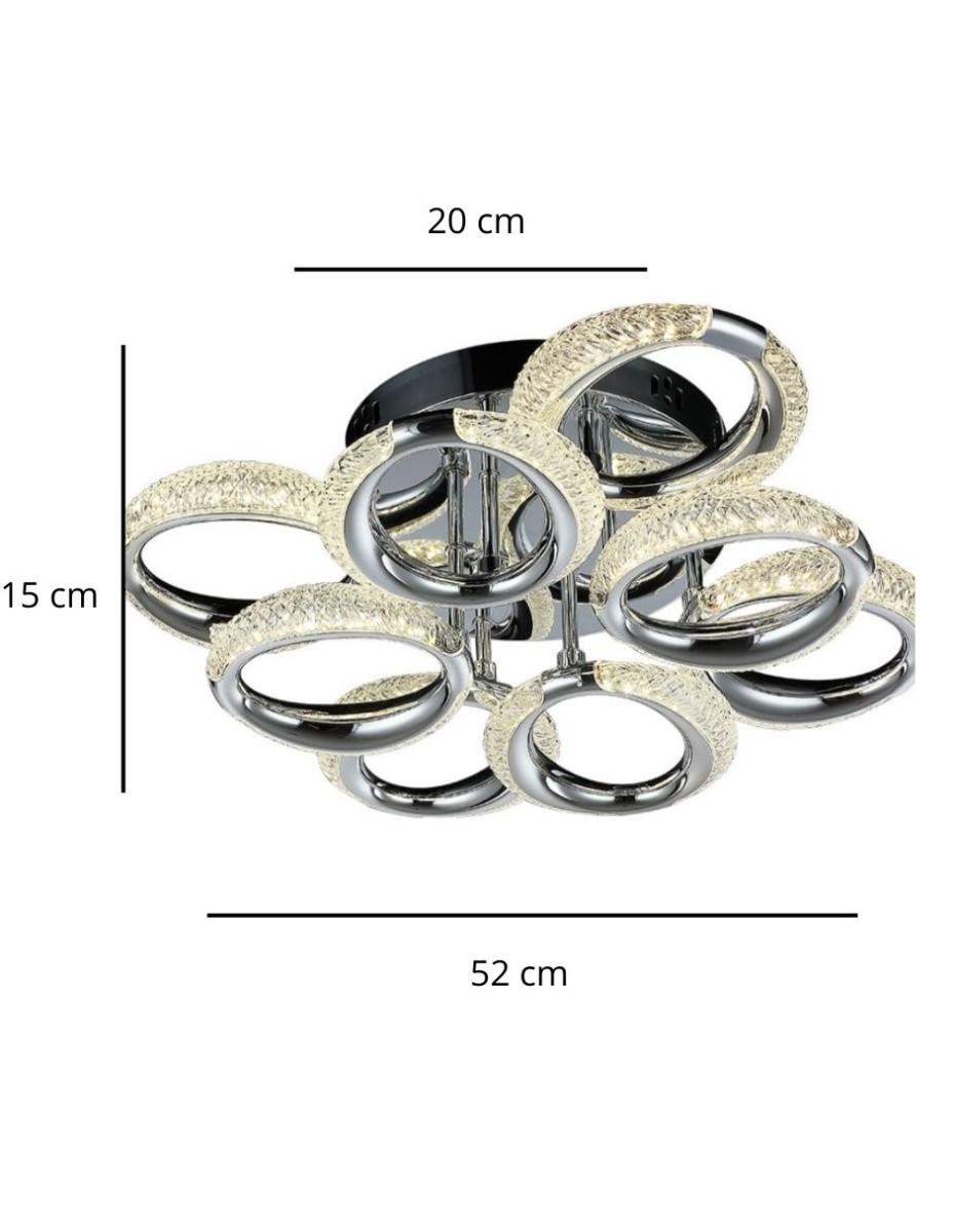 Lampara Orbita Led 8 Luces / 