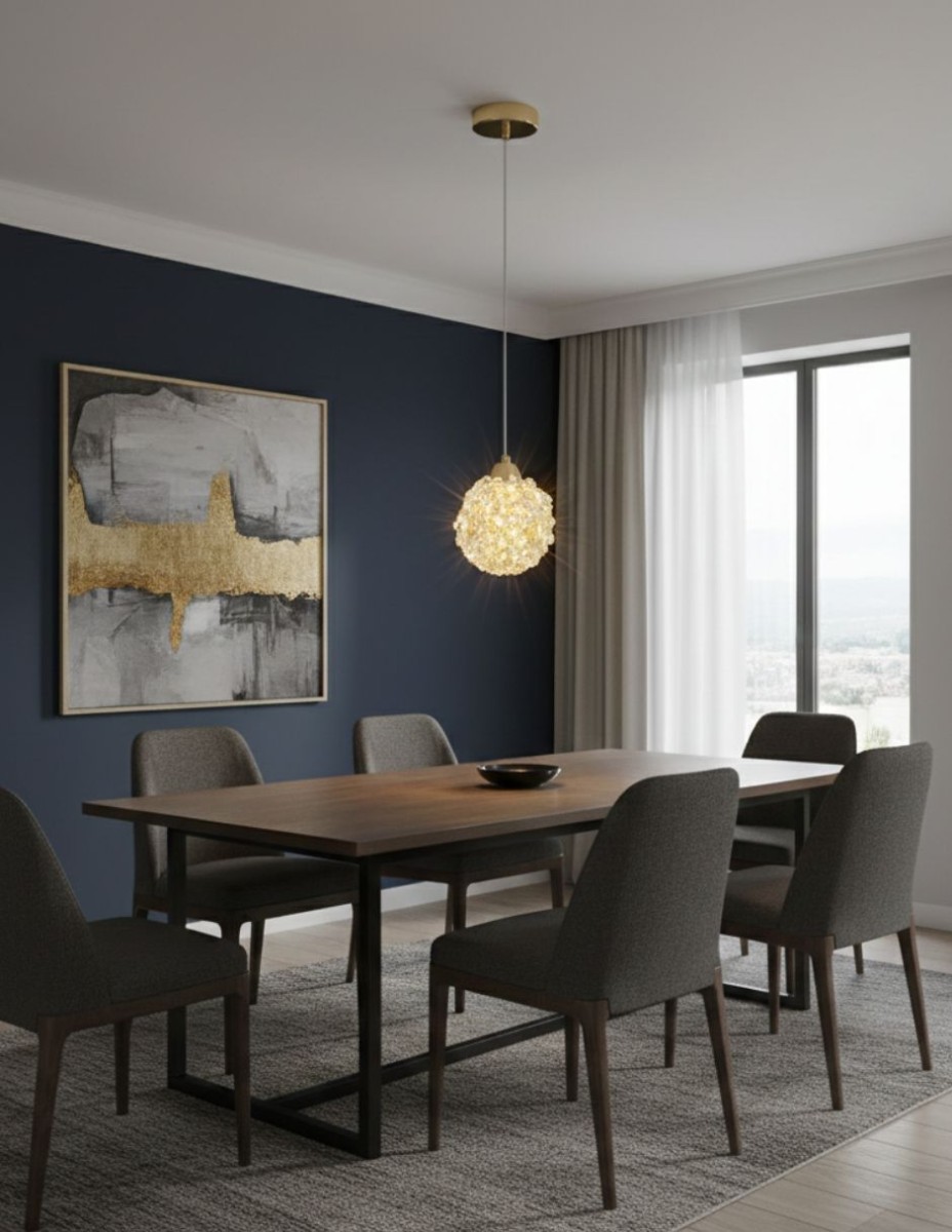 Lampara Colgante Bora 1 Luz / 