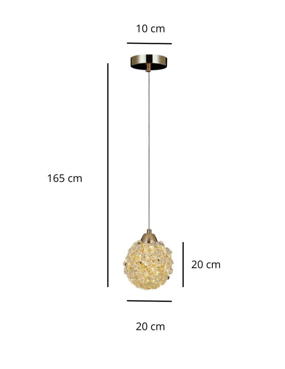 Lampara Colgante Bora 1 Luz / 