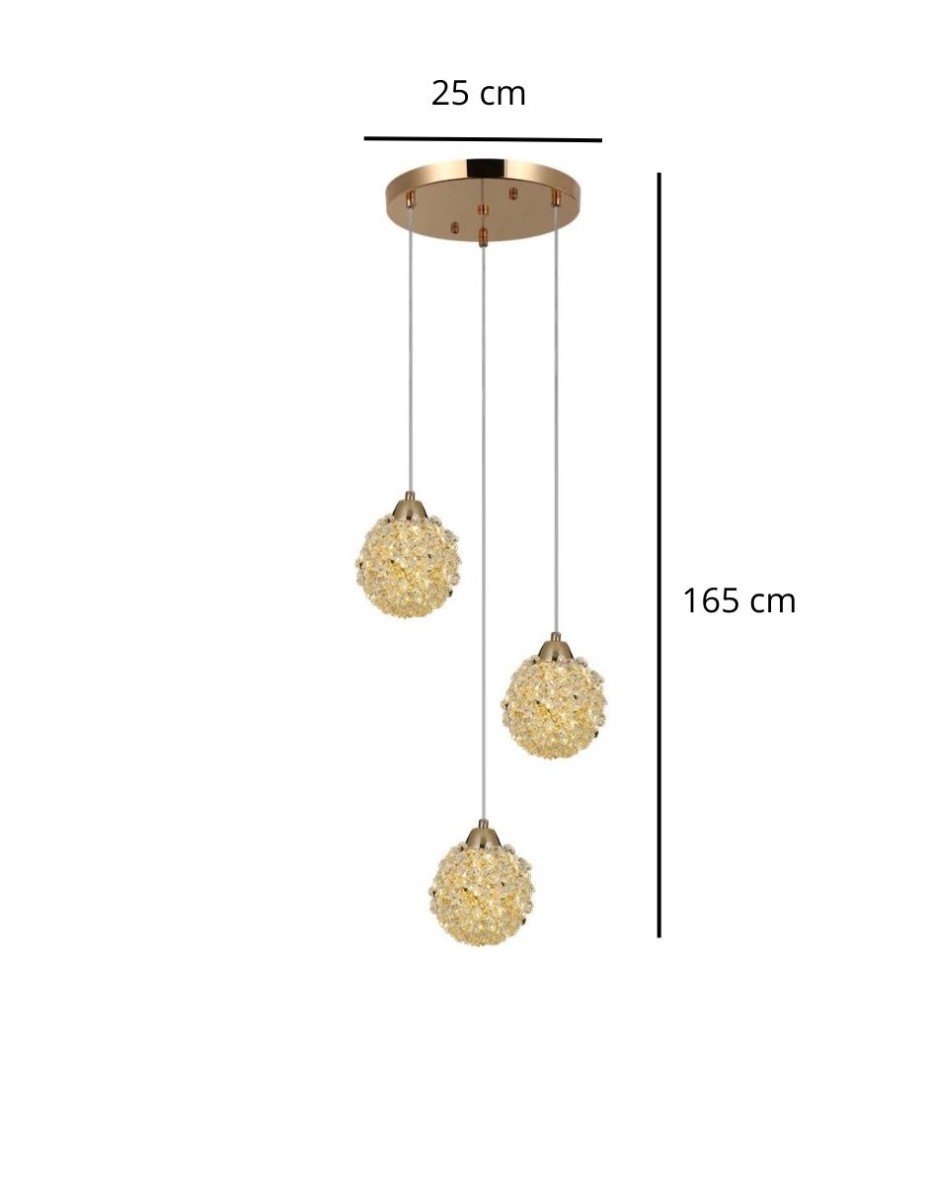 Candil Bora 3 Luces / 