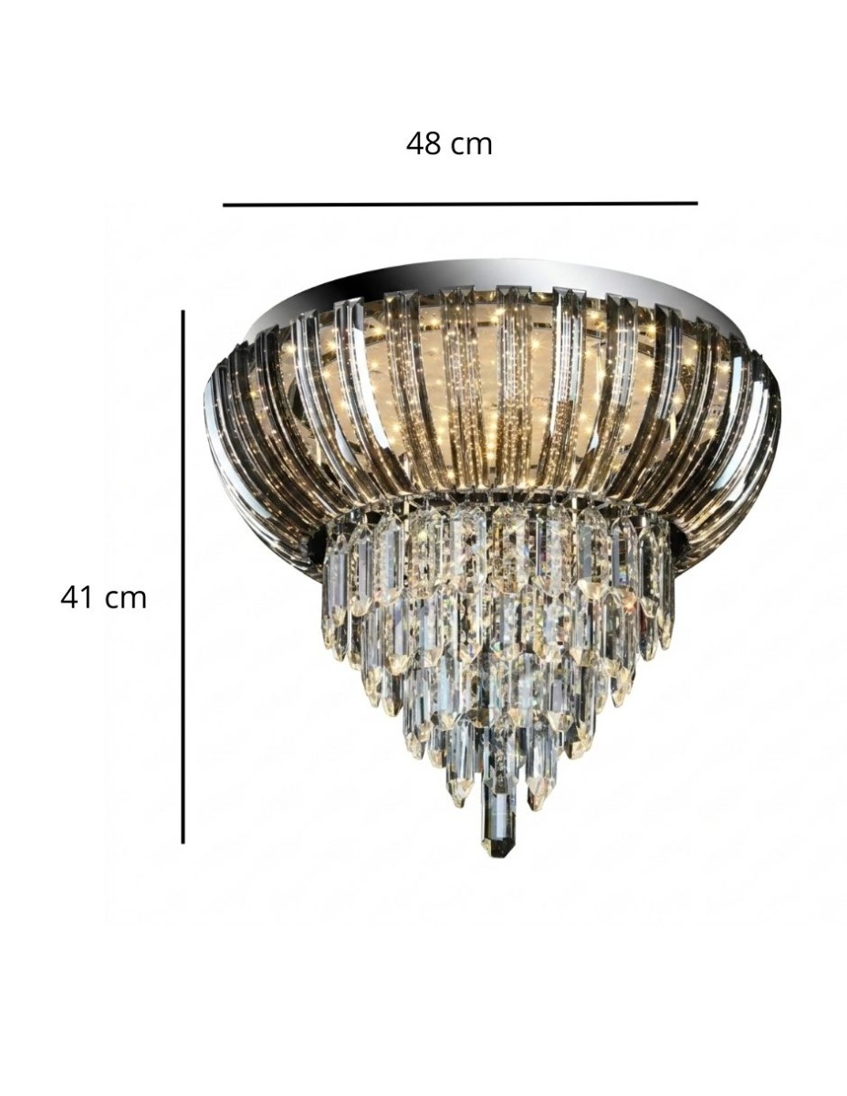 Candil Cascada De Cristal 124W / 