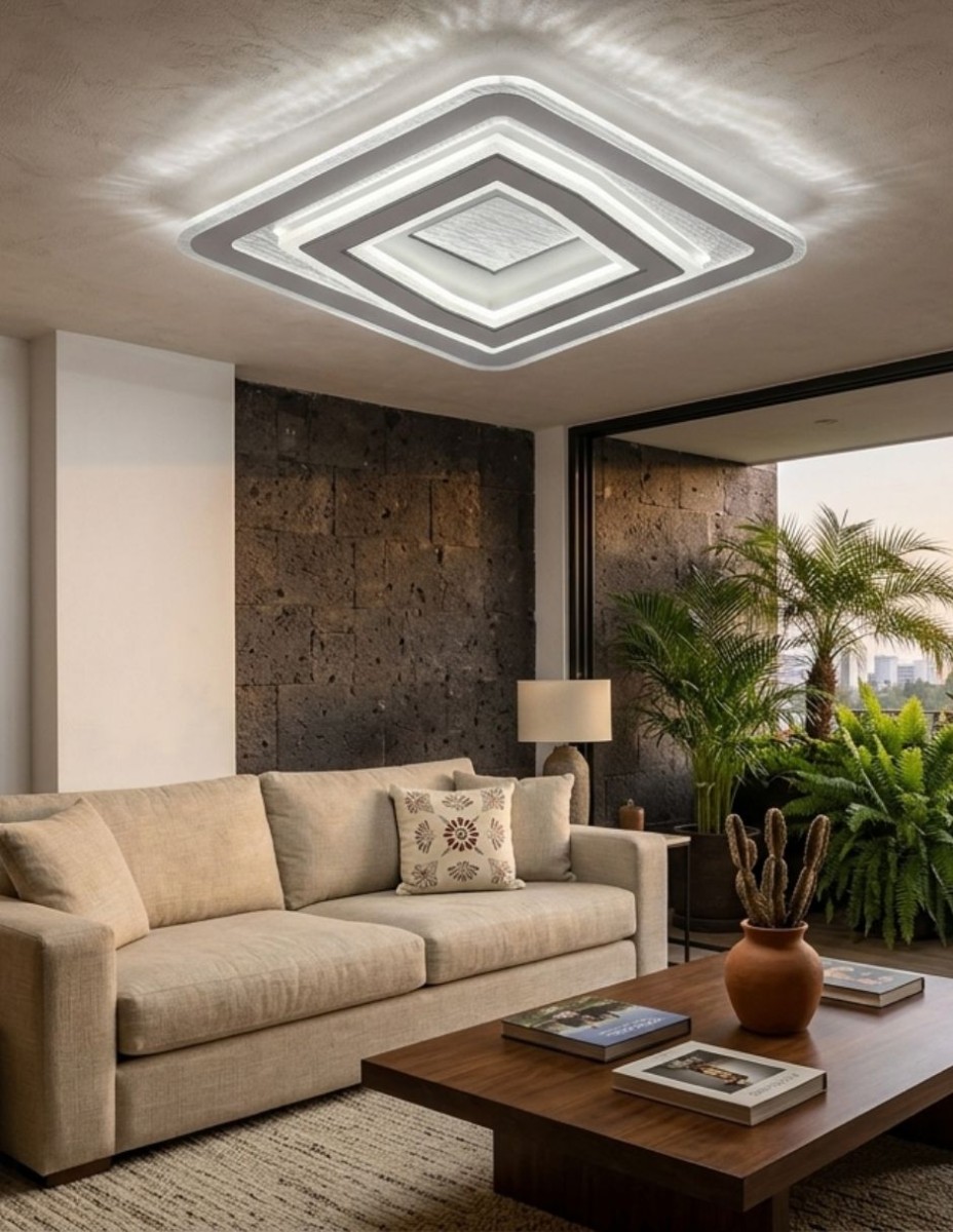 Lampara Cuadrada Zenith 45W / 