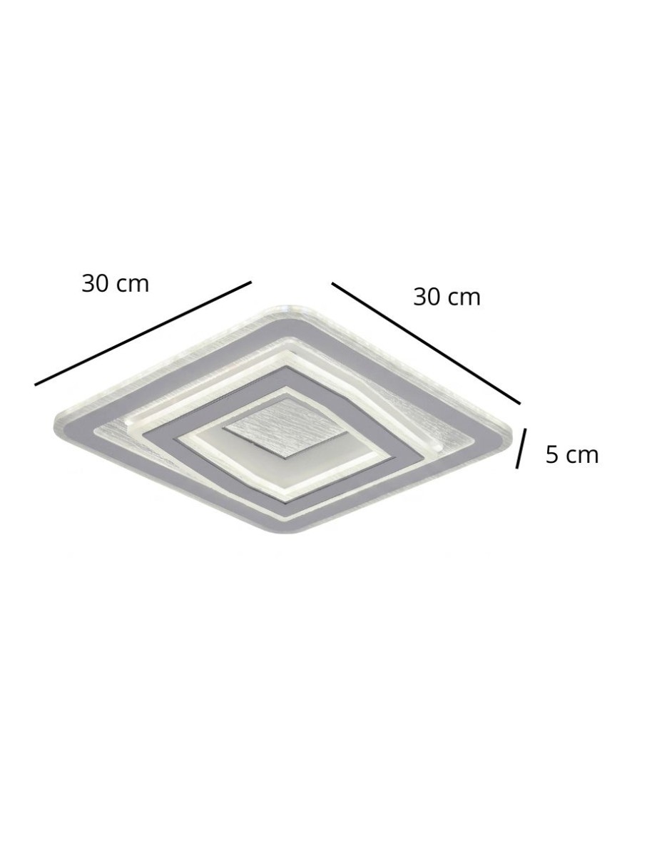 Lampara Cuadrada Zenith 45W / 