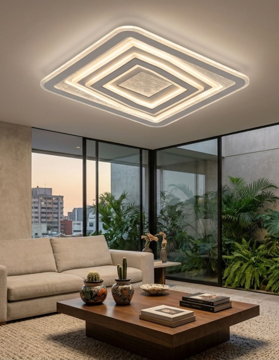 Lampara Cudrada Zenith 65W / 