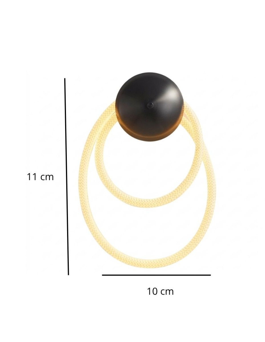Arbotante doble halo / 