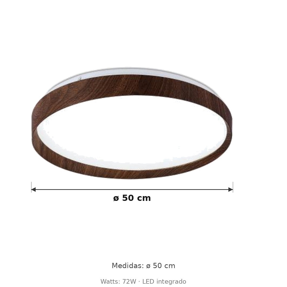 Plafón Walnut / 